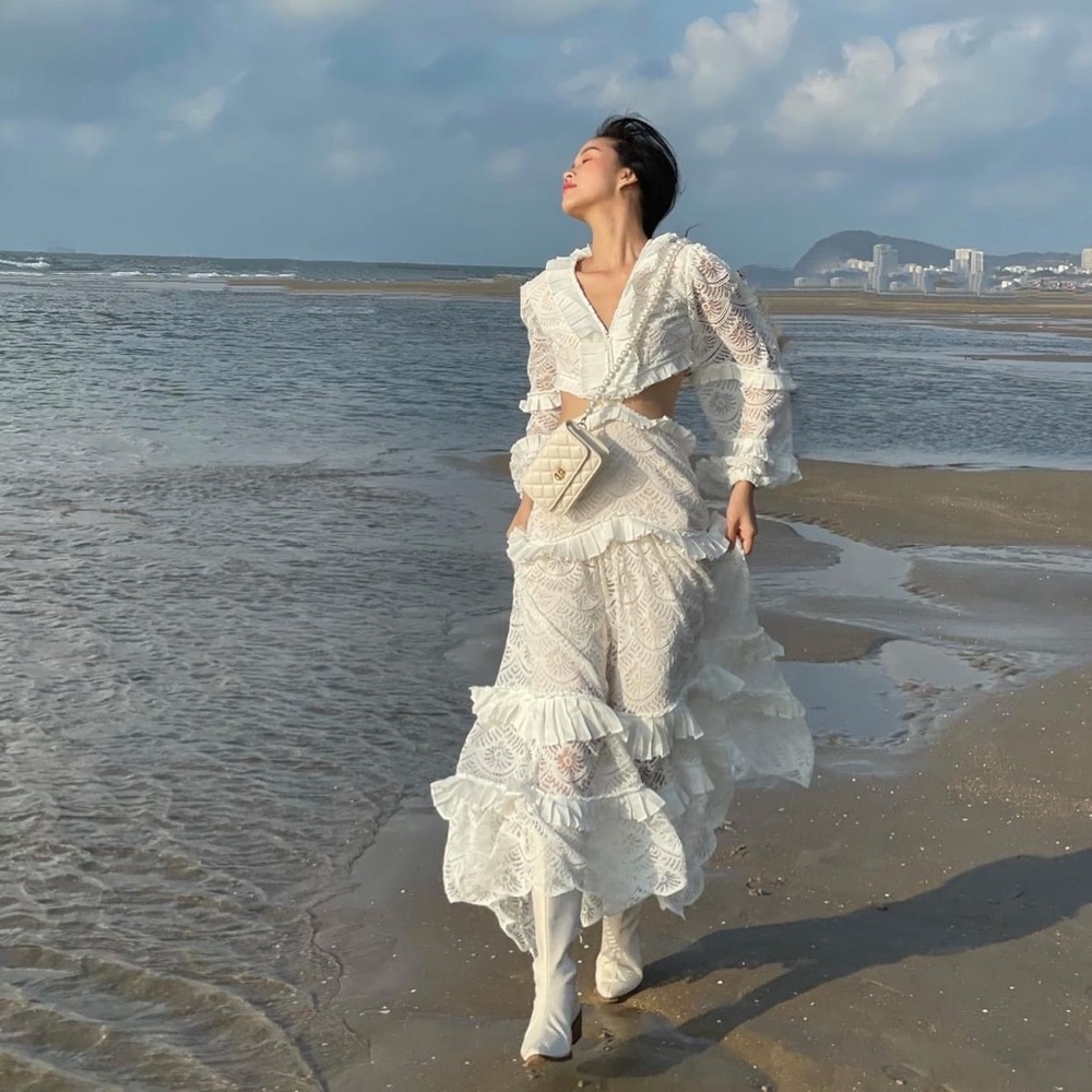 Dear Jose. Indochine Mermaid Midi Dress.  [Cross Posted]